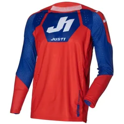 Maglia Moto Cross Enduro J-FLEX 2.0 District Blu Bianc taglia S