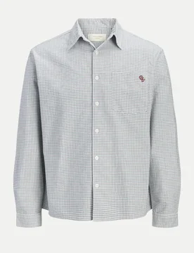 Oxford Hemd JORFREDERIKSBERG Blau XL - Jack & jones - FashionsVida