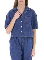 Camicia in jeans BLU S