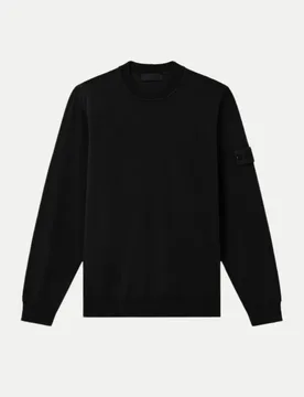 Strickpullover aus Wolle GHOST Schwarz L - Stone island - FashionsVida