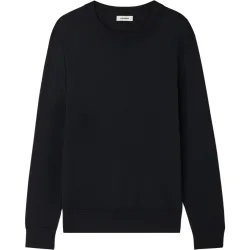 Jersey de hombre de cuello redondo de punto fino