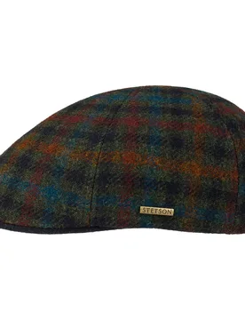 Holdenby Wool Flat Cap by - mixed colours - Size: XL (60-61 cm) - Stetson - FashionsVida