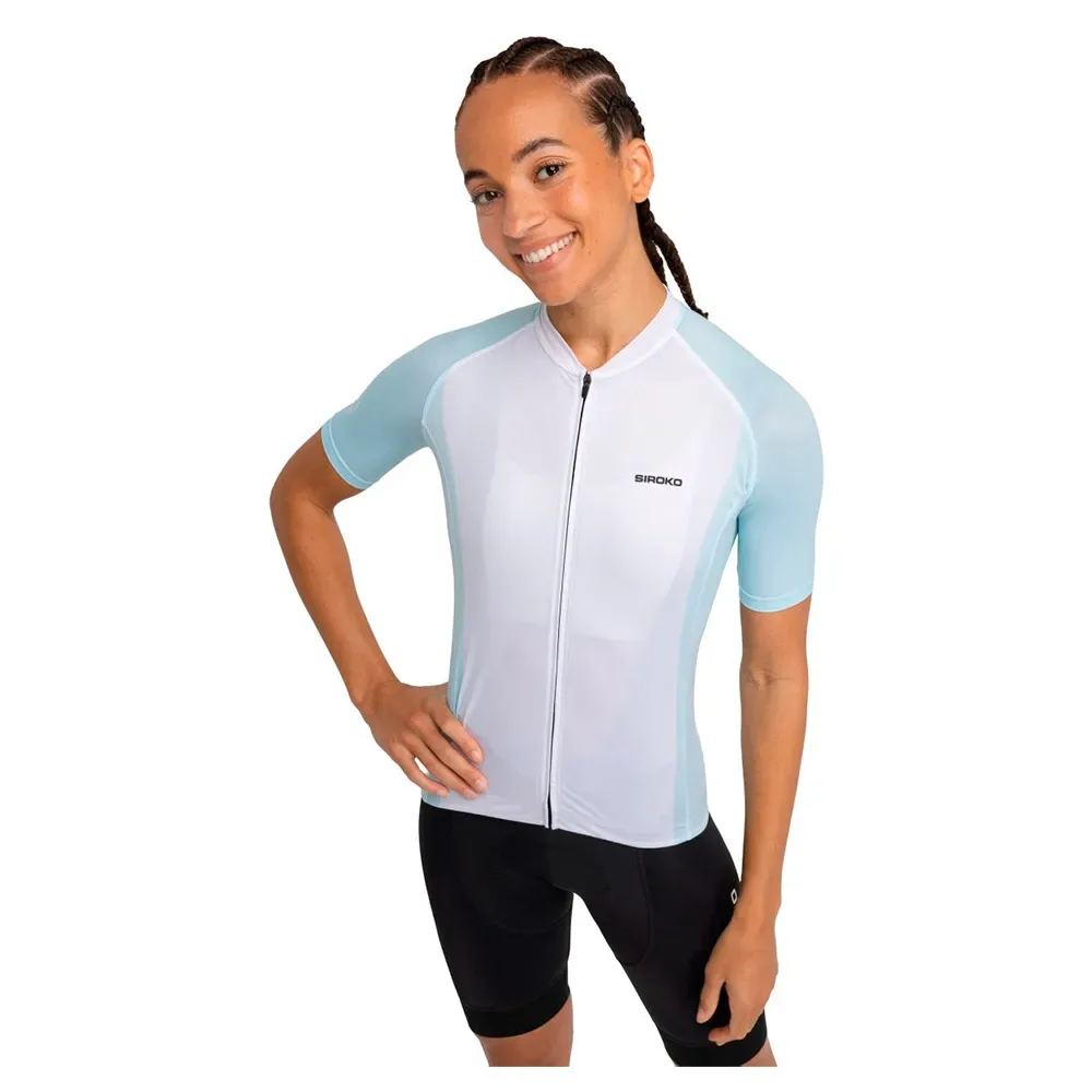 Maglia A Maniche Corte M3 Cielo White - Siroko - FashionsVida
