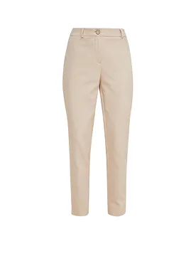 Pantaloni Slim Fit 7/8 beige 46 - Comma - FashionsVida