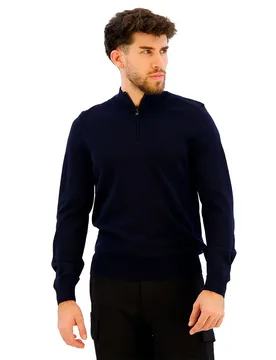 Maglione Ebenji 10266158 Ricondizionato Dark Blue XL - BOSS - FashionsVida