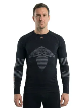 Energizer 4.0 Long Sleeve T-shirt Opal Black / Arctic White S Men - X-BIONIC - FashionsVida