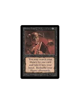 Demonic Tutor Beta - Magic: The Gathering - FashionsVida