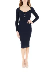 Abito maniche lunghe BLU NAVY L