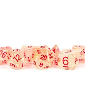 Fanroll - Resin Polyhedral Dice Set: Flash Red (16mm) - FanRoll Dice - FashionsVida