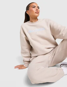 Gym Life Swoosh Oversized Crew Sweatshirt - Damen, Braun - female - Size: XS - Nike - FashionsVida