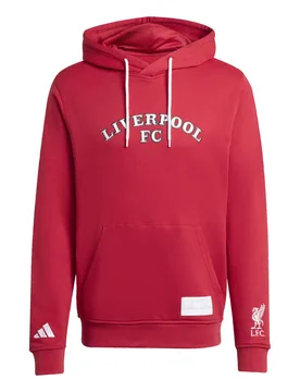 Liverpool FC Kapuzenpullover US 2025/26 - Rouge - male - Size: L - Adidas - FashionsVida