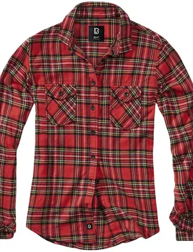 Flanellhemd - Amy Tartan Flanell Checkshirt - S bis 5XL - für Damen - Größe M - rot/schwarz - Frauen - female - Brandit - FashionsVida
