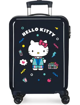 Maleta infantil de cabina Castle of Hello Kitty rígida con capacidad de 34L - Personajes - FashionsVida