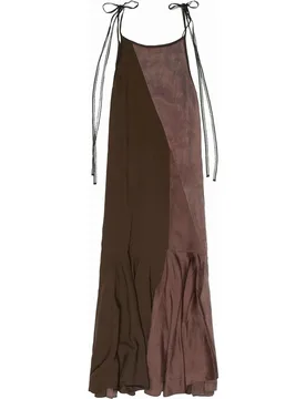 Vestido de tirantes fluido patchwork - Bimba y Lola - FashionsVida