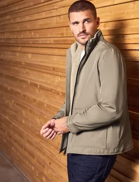 Street One Overshirt mit Teddy-Futter male Braun - Street One MEN - FashionsVida