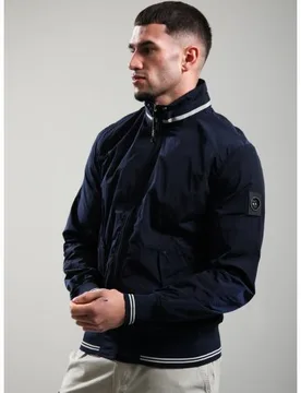 Mens Navy Stanford Jacket - Male - Navy - Large - Marshall artist - FashionsVida