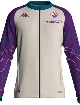 Sweat-shirt Moxunapre Pro-fiorentina White Whisper / Violet Indigo / Turquoise Crystal XL - Kappa - FashionsVida