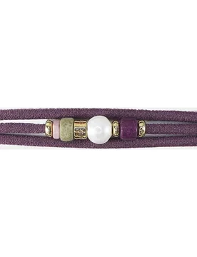 Collar Due Inie con perla de río y cerámica - ÉMOLO - FashionsVida