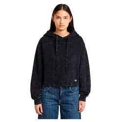 Sweat à Capuche Overdyed Loose Dark Black Gd XS