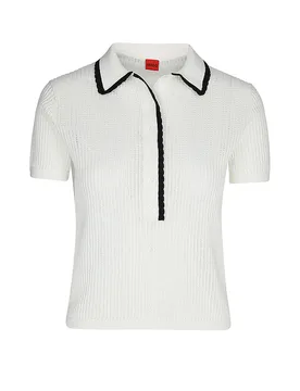 Hugo Polo SLYSA blanco M - Hugo Boss - FashionsVida