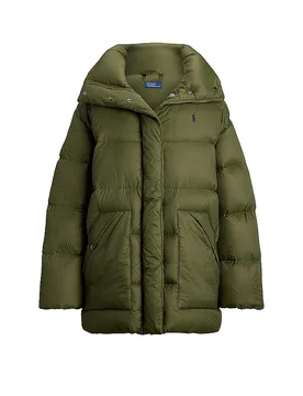 Chaqueta de plumas oliva M - Ralph Lauren - FashionsVida