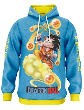Felpa Con Cappuccio Dragon Ball Balls Multicolour XS - OTSO - FashionsVida