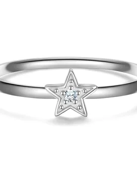 Womens Ring 925/- Sterling Silver - Size R - Glanzstücke München - FashionsVida
