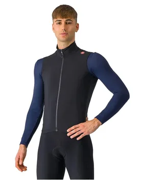 Gilet Espresso Gore-tex Infinium™ Windstopper® Light Black - Castelli - FashionsVida