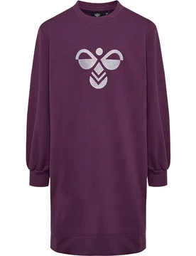 Robe à Manches Longues Ane Plum Perfect 128 cm Fille - Hummel - FashionsVida