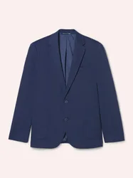 Anzug-Sakko aus elast. Material, Regular Fit, Farbe Blau, 54, elastisches Obermaterial hochelastisches Innenfutter Herren