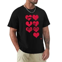 Of Hearts - T-Shirt Modern Style Print T-Shirt