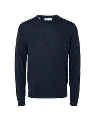 Selected Pullover SLHTRAY bleu XL