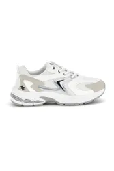 Sneakers bianche in tessuto 3BF137375 38