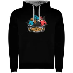 Sweat-shirt Boxing Two-colour Black / Grey 2XL