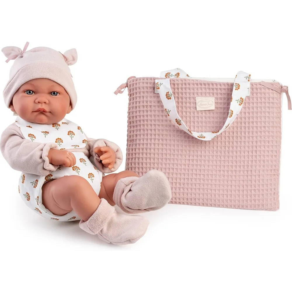 Muñeca Recién Nacida Nica Bolso Cambiador - Muñecas Antonio Juan - FashionsVida