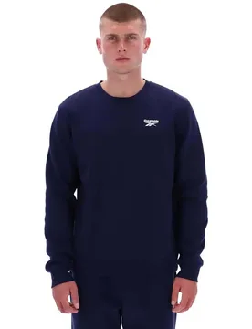 Classics Felpa Kai Small Logo Vector Navy L - Reebok - FashionsVida