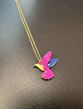 VKVVA Fashion Jewelry Gold-plated Daily Enamel Hummingbird Pendant Necklace or Earrings for Women Unique Gifts - Aliexpress - FashionsVida
