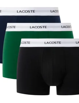 Boxers 5h5150 3 Unités Black / Green S - Lacoste - FashionsVida