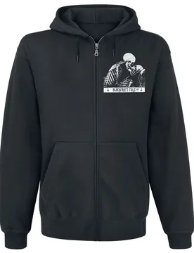 Gothic Kapuzenjacke - Lovers Tarot FB Zip Hoodie - M bis XXL - für Männer - Größe L - schwarz - Männer - male - Blackcraft Cult - FashionsVida