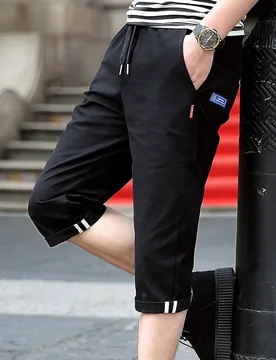 Men's summer shorts loose cargo five pants trendy plus size casual solid color simple outdoor cropped pants - Aliexpress - FashionsVida