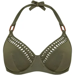 Top de bikini con aros efecto realce de capacidad de la línea serenita