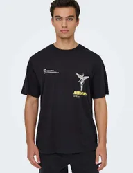 Pure Cotton Nirvana T-Shirt Black male