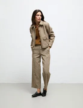 Chaqueta de mujer de cuadros anaya - El Ganso - FashionsVida