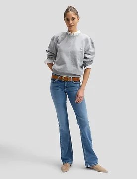 Jessica Bootcut Flap Pocket Jean Lapis Blue Größe 26x33 female - Lee - FashionsVida